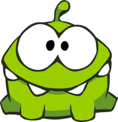 Om nom Meme Template