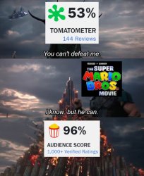 mario vs critics Meme Template