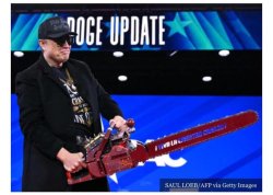 Elon Musk Chainsaw Meme Template