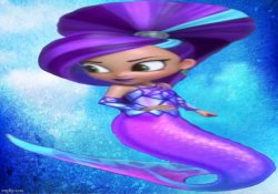 mermaid zeta Meme Template