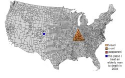 Us map but I drew a pizza Meme Template