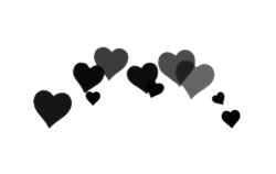 black heart crown Meme Template