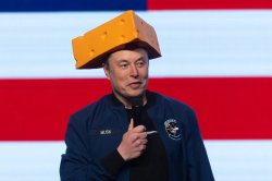 Musk Cheesehead Meme Template