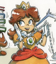princess daisy on the phone Meme Template