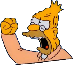 Old man yells at Meme Template