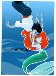 ariel saves eric Meme Template