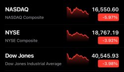 Stocks going down Meme Template