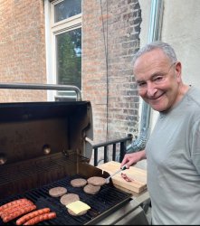 Chuck Schumer Grilling Meme Template