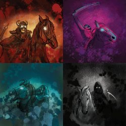 four horsemen Meme Template