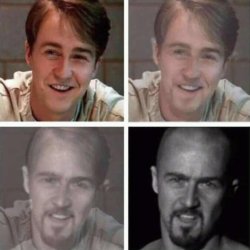 Edward Norton history x nazi Meme Template