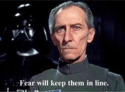 Fear will keep them in line Meme Template
