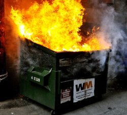 Dumpster Fire Meme Meme Template