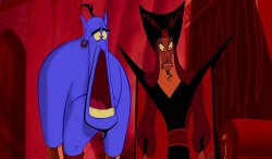 Shocked Genie & Jafar Meme Template