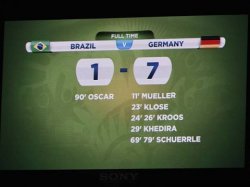 Brazil 1 - 7 Germany (FIFA World Cup 2014) Meme Template