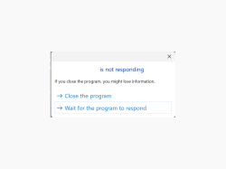 is not responding Windows Meme Template