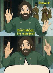 don't shoot Meme Template