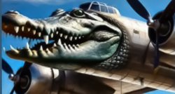 Bombardiro Crocodilo Meme Template