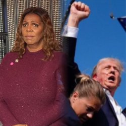 Trump and Letitia Meme Template