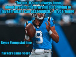 bryce young enthusiast announcement template Meme Template