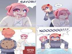 SAYORI Meme Template
