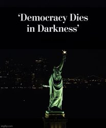 Democracy Dies In Darkness Meme Template