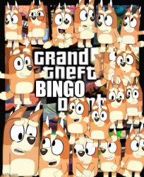 Grand Theft Bingo Meme Template