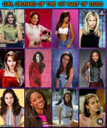 girl crushes of the 1st half of the 2020s Meme Template