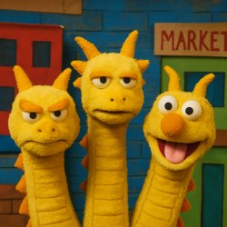 Three Headed Dragon Muppets Meme Template