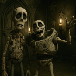 Woody And Buzz Tim Burton Meme Template