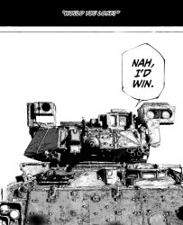 Nah I'd win Tank Meme Template