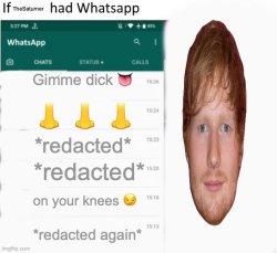 If TheSaturner had WhatsApp Meme Template