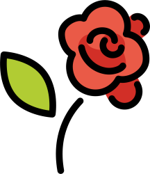 rose" Emoji - Download for free – Iconduck Meme Template