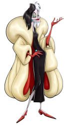 PNG Cruella de Vil - 101 Dalmatas Disney Meme Template