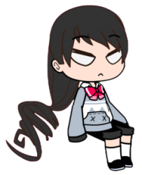 Junko Nori Sitting, Angry Meme Template