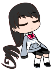 Junko Nori Sitting, Sleeping Meme Template