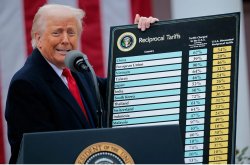 Trump tarrifs Meme Template