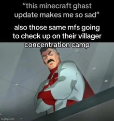 villager concentration camp Meme Template