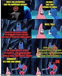 Patrick Doomsday Meme Template