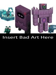 End Mobs are Angry Meme Template