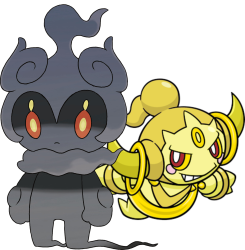 Marshadow and Shiny Hoopa Meme Template