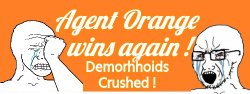 Agent Orange wins again Meme Template