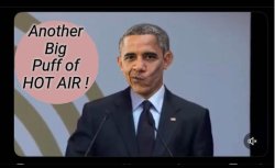 Obama quotes hot air Meme Template