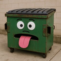 Dumpster Meme Template