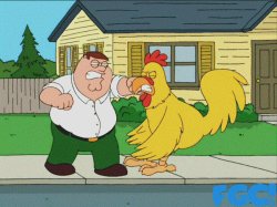 Peter vs chicken Meme Template