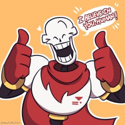 Papyrus Believes In You Meme Template