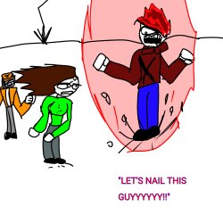 LET'S NAIL THIS GUYYYYYY!!!! (joke art) Meme Template