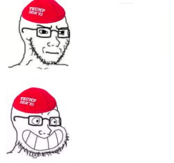 Hypocrit MAGA neck beard Meme Template