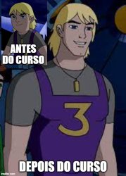 ANTES E DEPOIS DO CURSO Meme Template