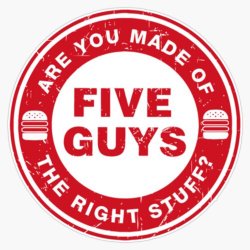 Five guys logo Meme Template