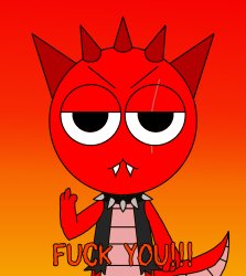 raddy flips you off Meme Template